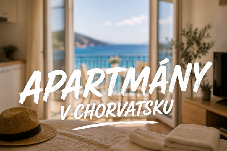 Apartmány v Chorvatsku s výhledem na moře
