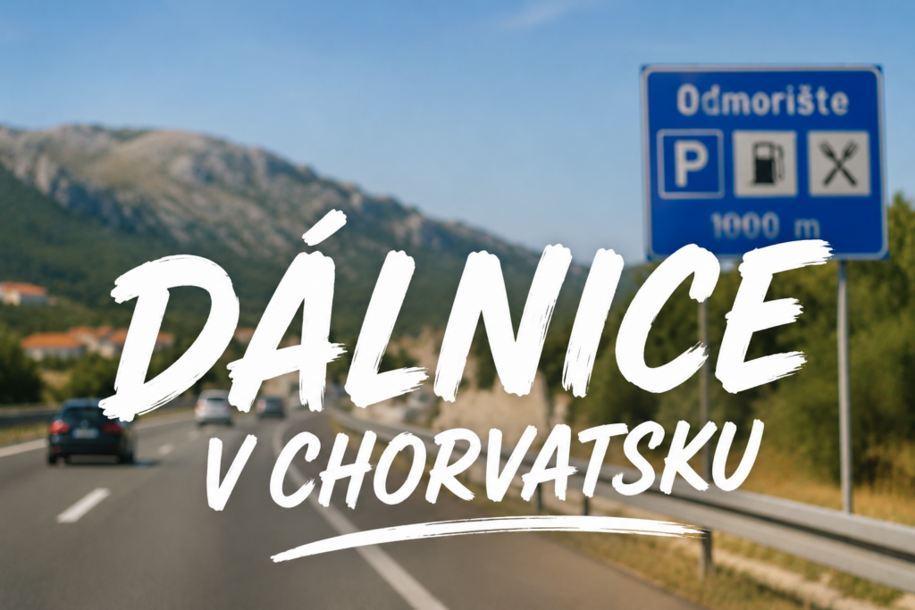 Dálnice v Chorvatsku s odpočívkou Odmorište