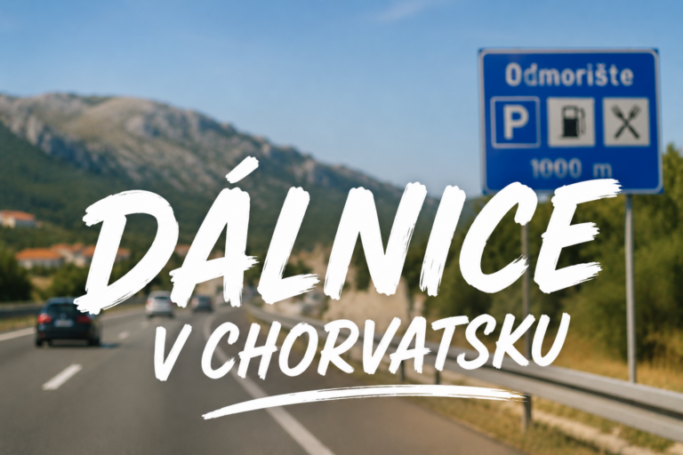 Dálnice v Chorvatsku s odpočívkou Odmorište