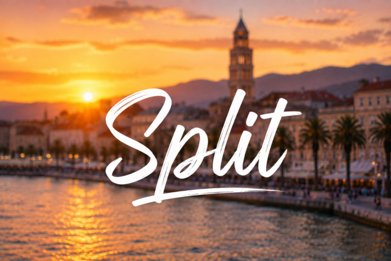 Split v Chorvatsku je páteřním městem střední Dalmácie